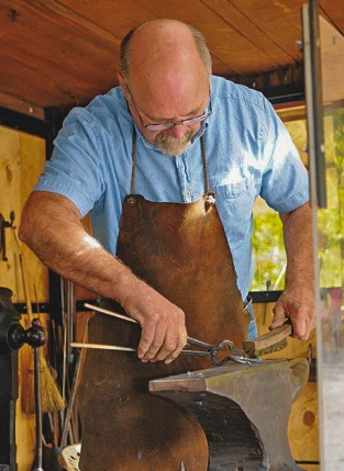 Old Iron Works Day, Blacksmith