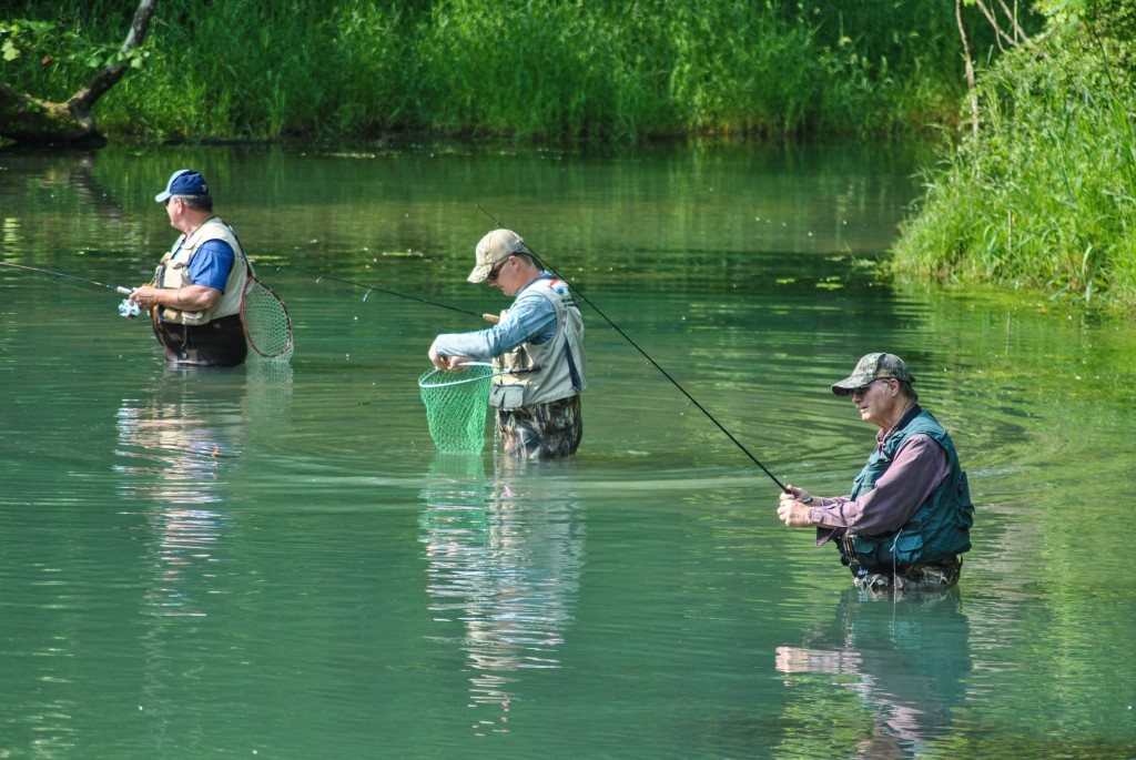 Trout Fishing at Maramec Spring Park