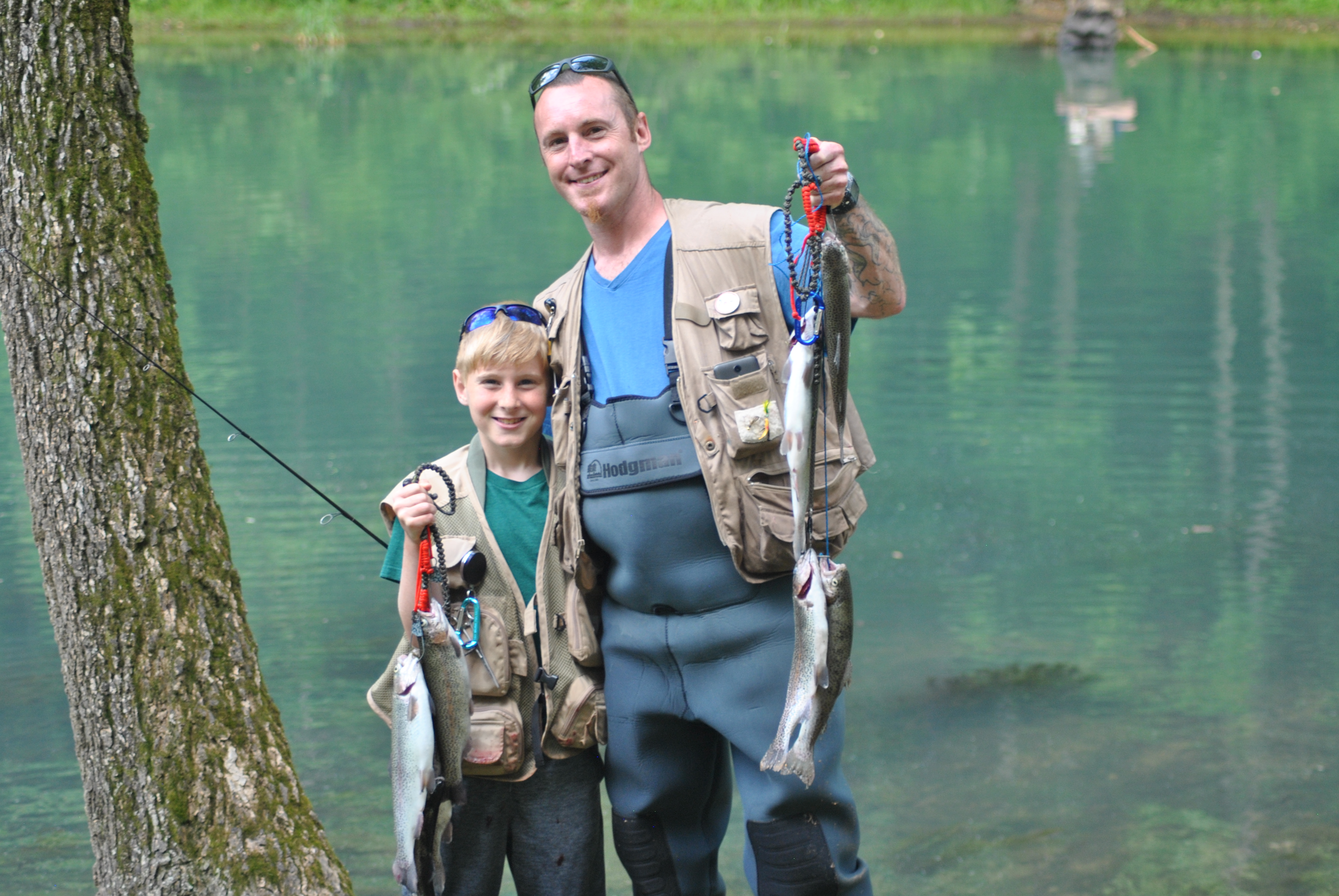 Trout Fishing at Maramec Spring Park is managed by the Missouri Department of Conservation
