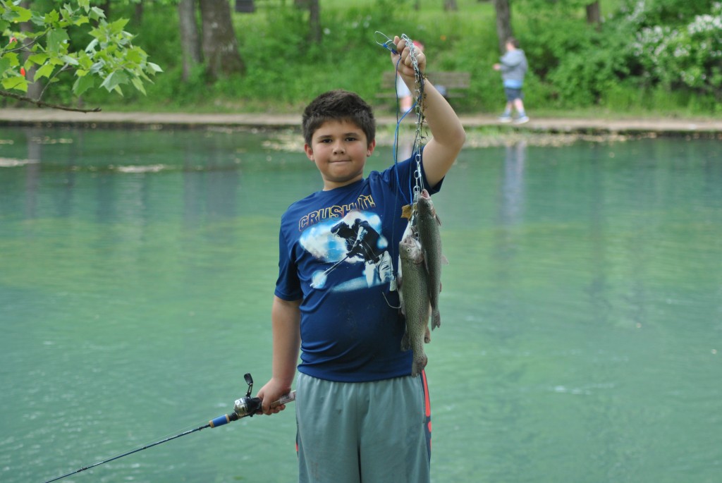 Kid's Fishing Day at Maramec Spring Park, St. James MO